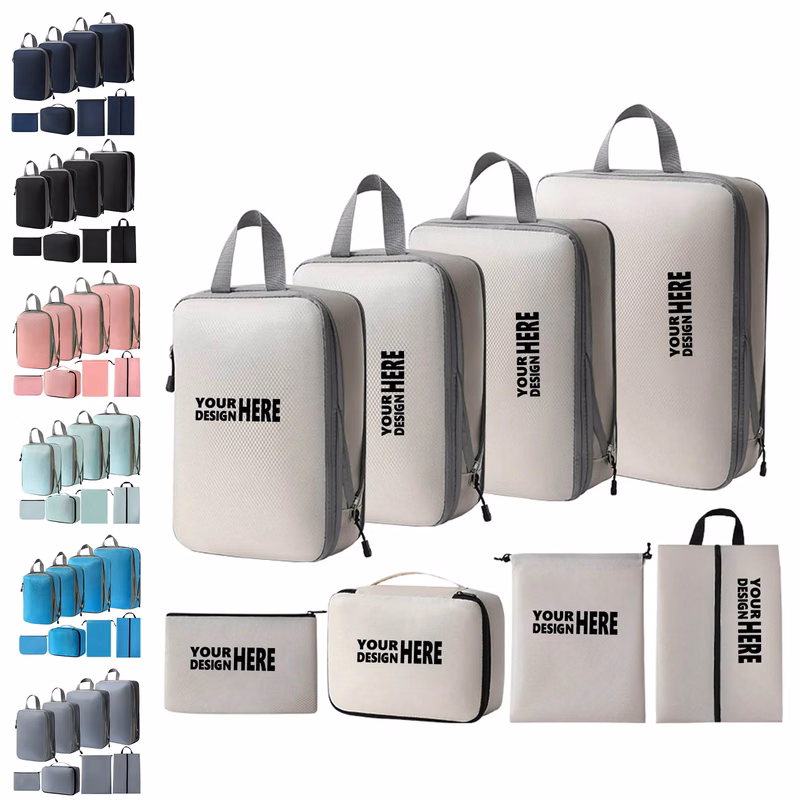 8-Set Compression Packing Cubes For Travel