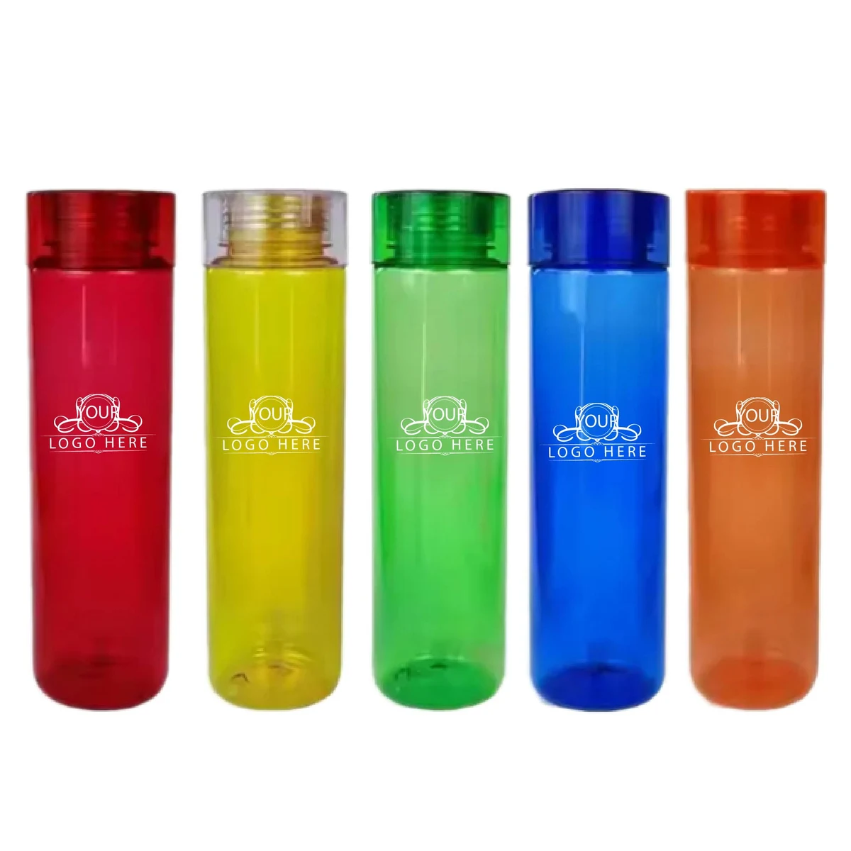 30 oz Enlace Cylindrical Plastic Water Bottle 1