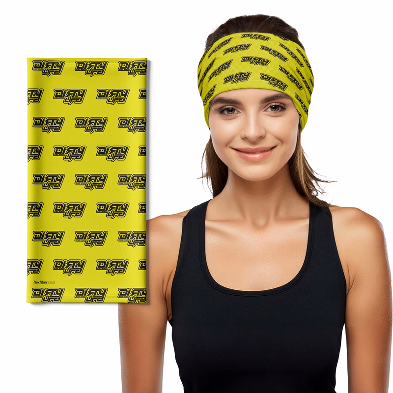 FlexFiber™ Cool Neck Gaiter Head Scarf - Overseas Production AIR (19"x10")