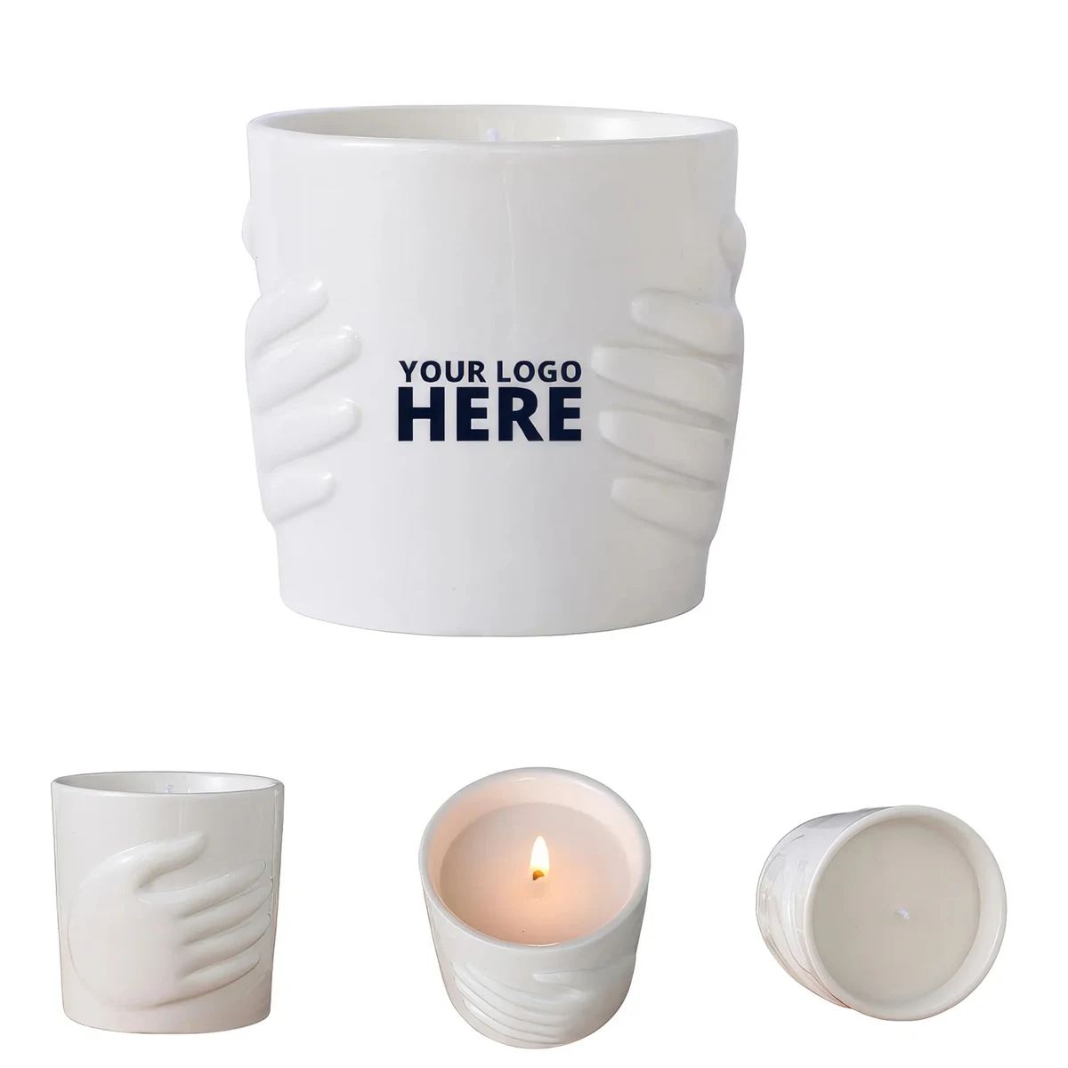 Milk Vanilla Scented Candle Holder 1