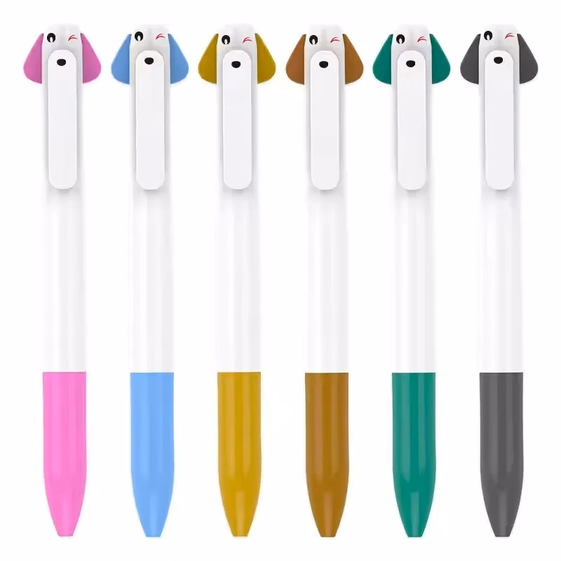 Plastic Ballpoint Pen Cute Puppy Customizable
