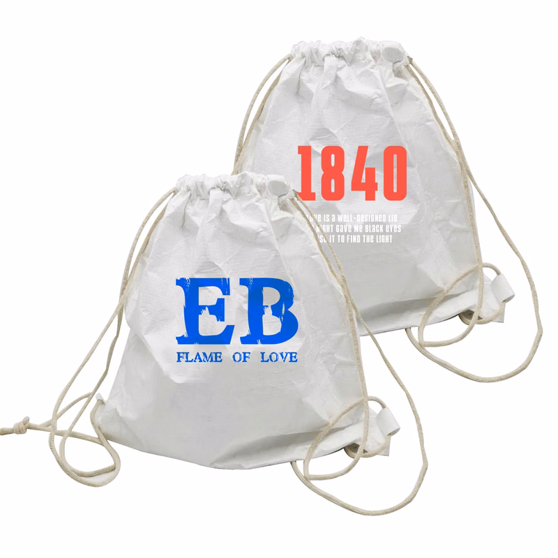 Paper Drawstring Backpack