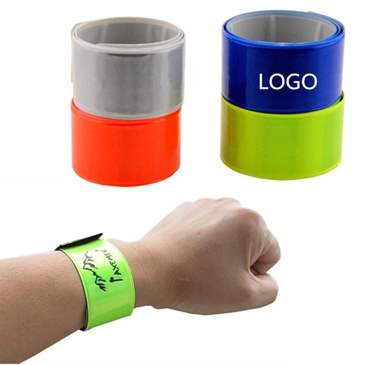Reflective PVC Slap Bracelet 1