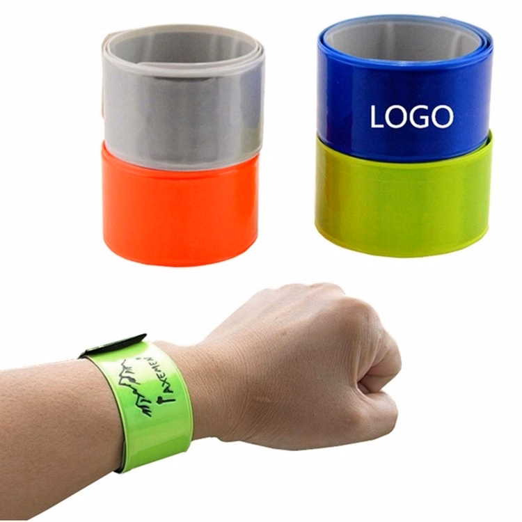Reflective PVC Slap Bracelet