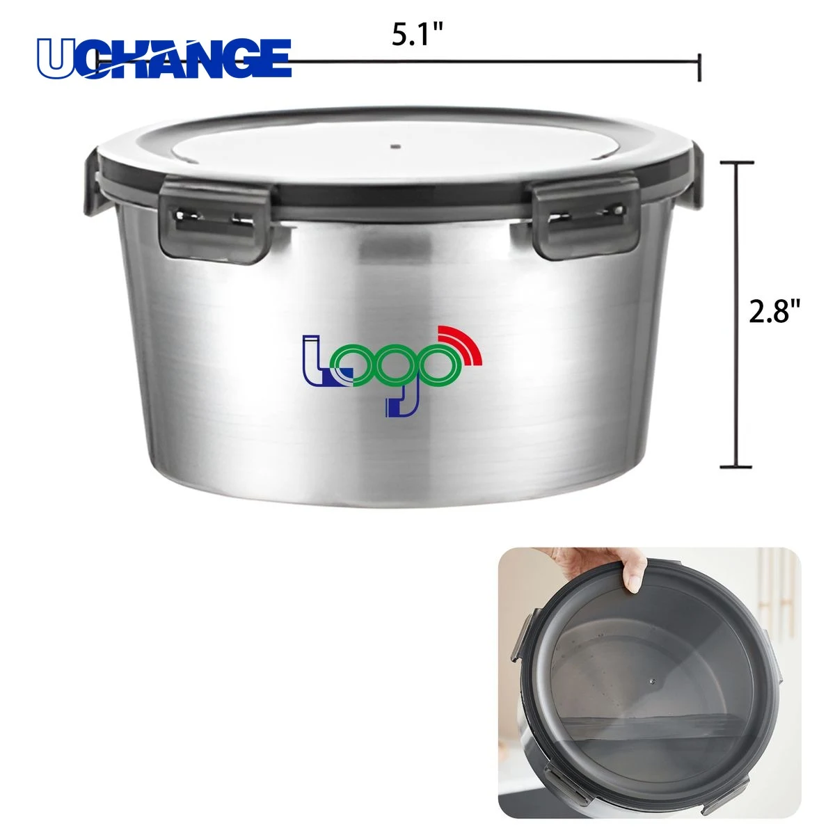 Stainless Steel Food Storage Containers Twenty Ounce 1