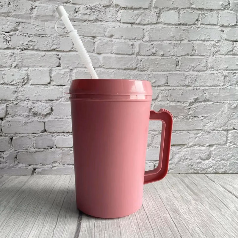 34Oz Double Wall Insulated Plus Straw Mug
