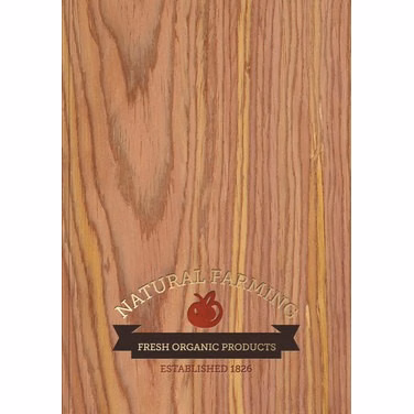 Wood Grain Flex - Medium NoteBook