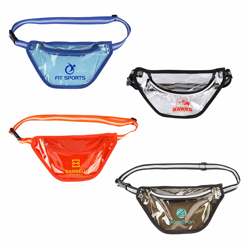 Diamond Clear TPU Belt Bag