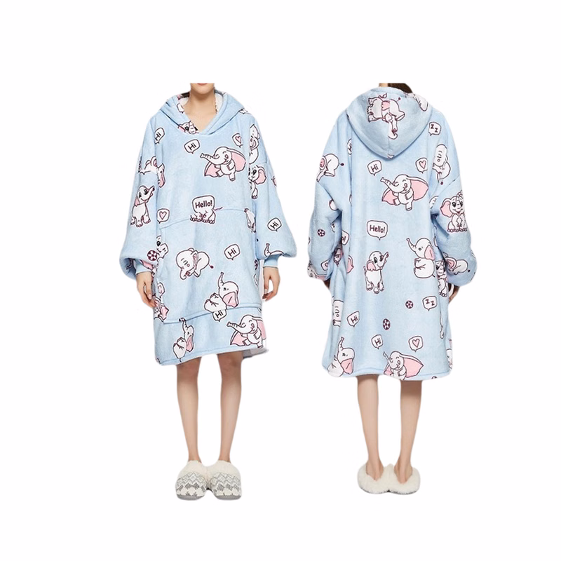Oversized Wearable Hooded Blanket