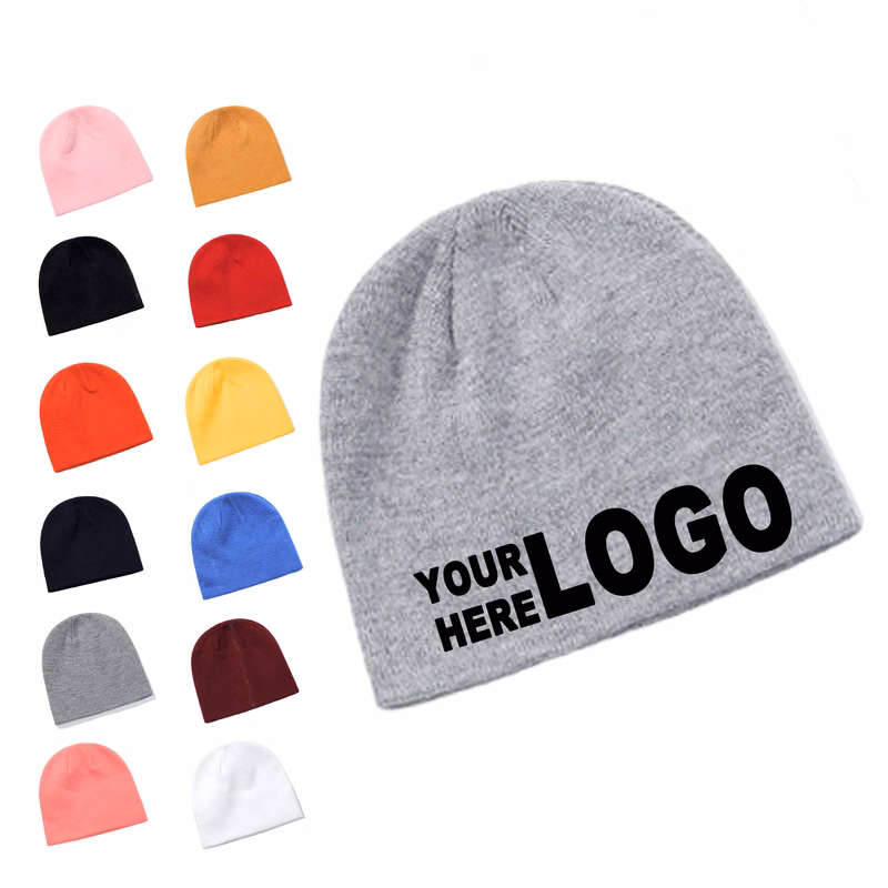 Thick Thermal Knit Beanie for Winter