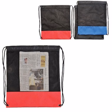 DRAWSTRING POLY MESH BAG