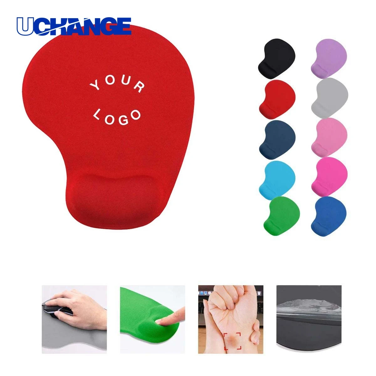 Mouse Pad Mat with Silicone Wrist Support 1
