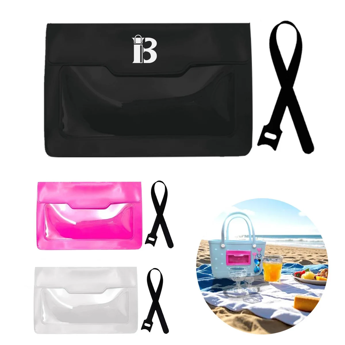 Beach Tote Bag Accessories PVC Organizer Pouch 1