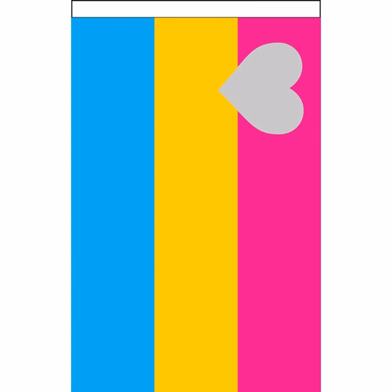 Panromantic Deluxe Garden Flag