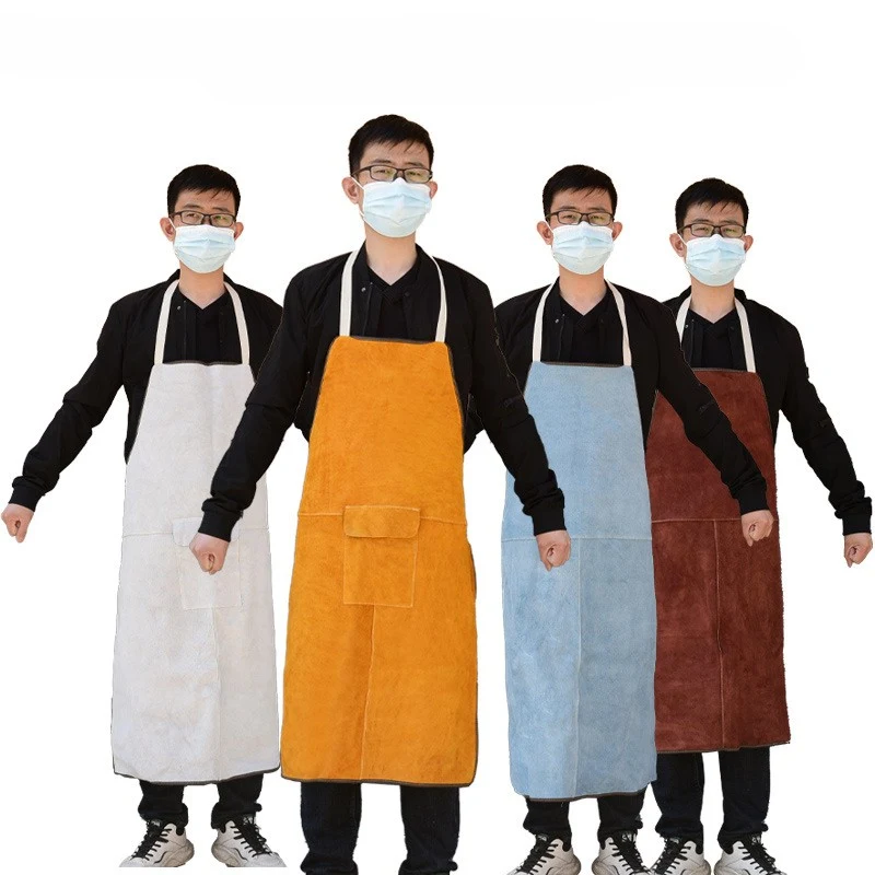 Custom Leather Welding Apron 1