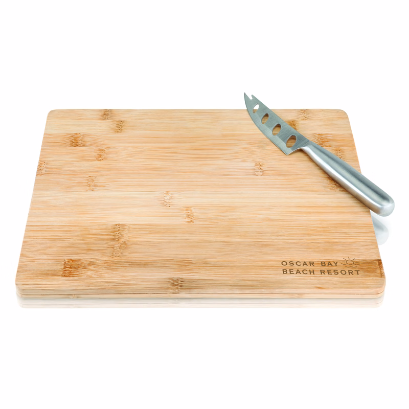 True® Bamboo Board & Knife Set