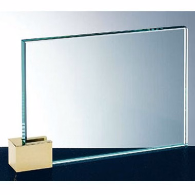 Achievement Award With Brass Rectangular Holder (5" X 7")