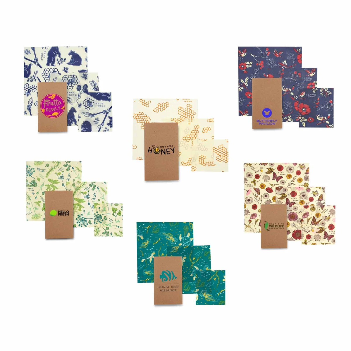 Beeswrap Set of 3 1