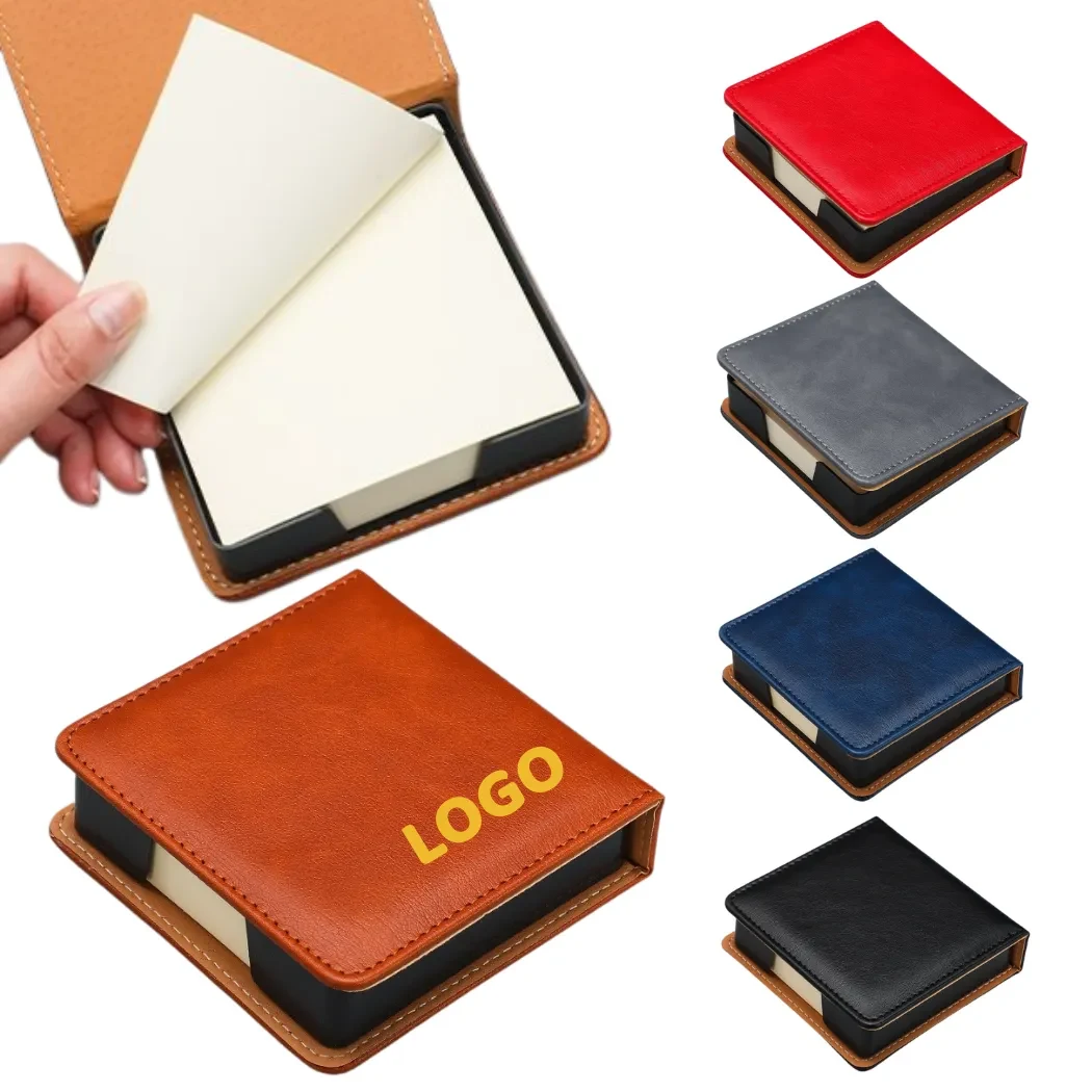 PU Leather Edge-Bound Note Holder 1