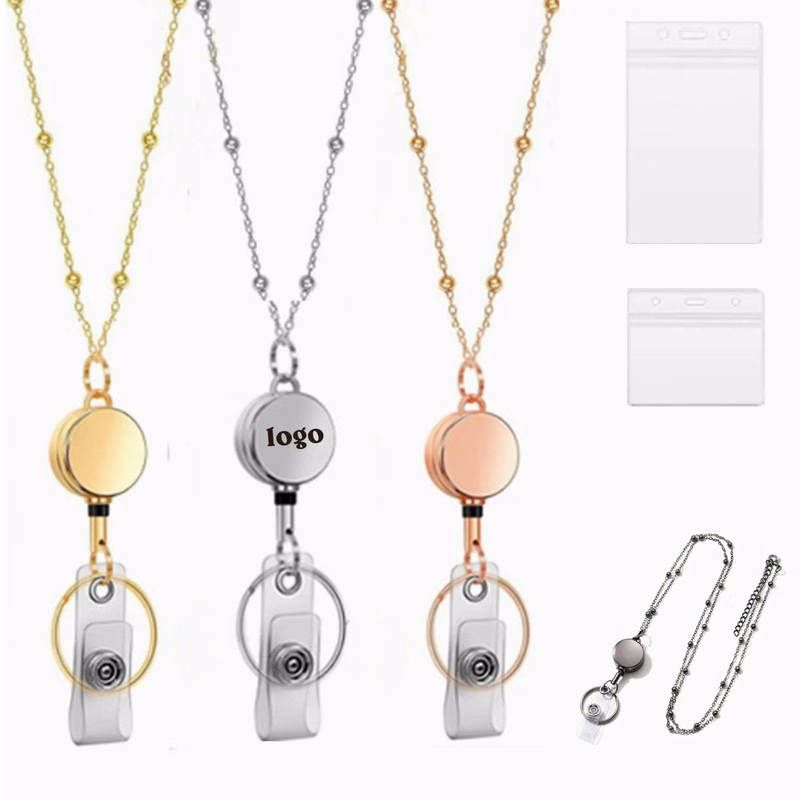 Metal Bead Chain Lanyard