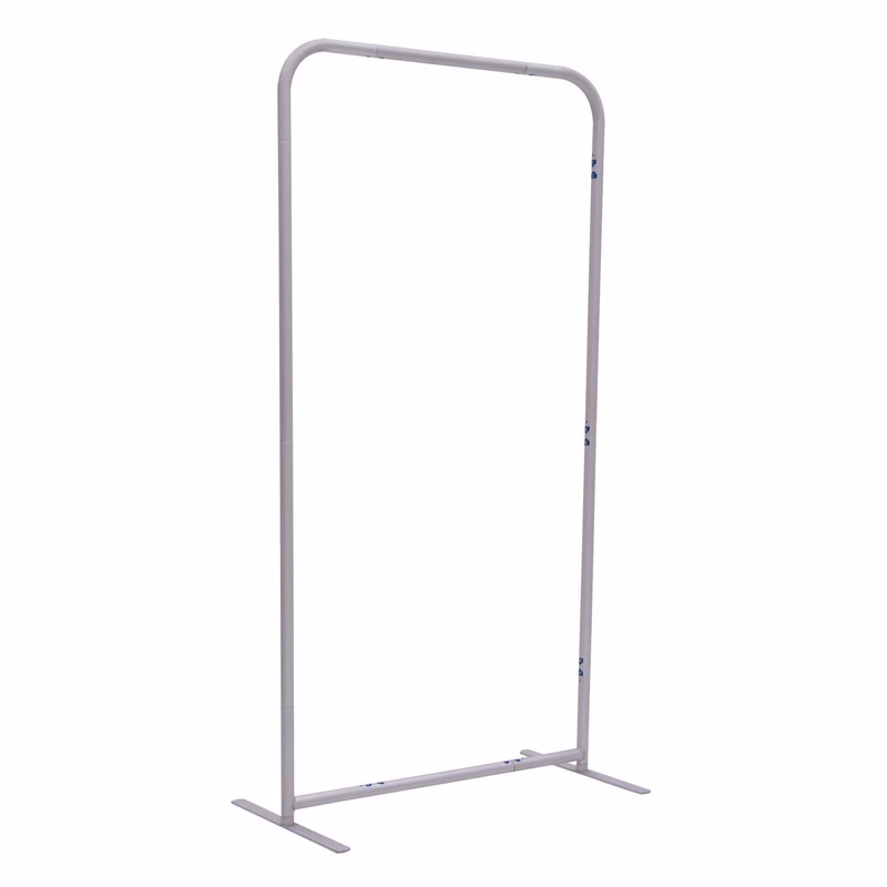 3'W x 72"H EuroFit™ Straight Wall Hardware