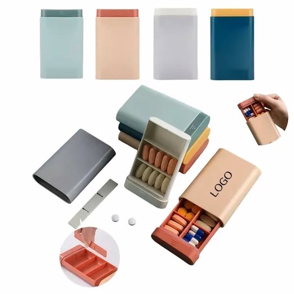 Compact BPA-Free Pill Organizer