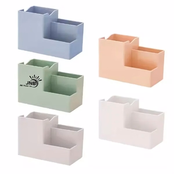 Practical Office Desktop Storage Plastic Pen Holder