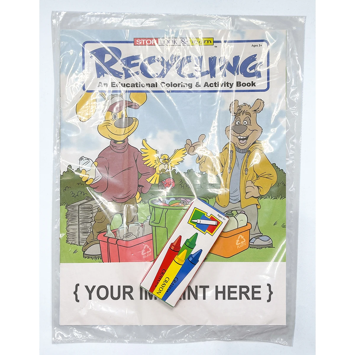 COLORING SET - Recycling Coloring Book Fun Pack 1