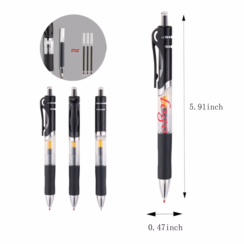 High-Capacity Smooth Gel Pen MOQ50