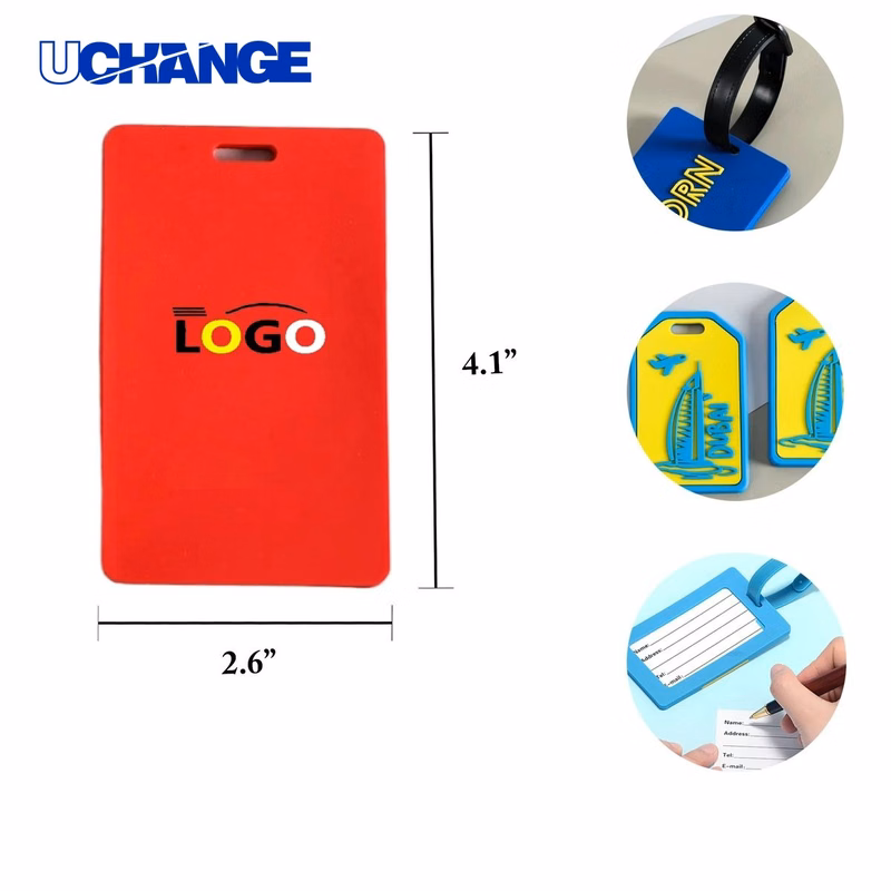 PVC Soft Card Holder Luggage Tag