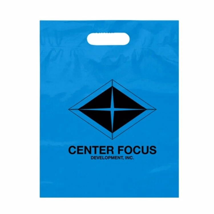 9.5" x 12" Wholesale Die Cut Handle Plastic Bags 9.5" x 12" Wholesale Die Cut Handle Plastic Bags