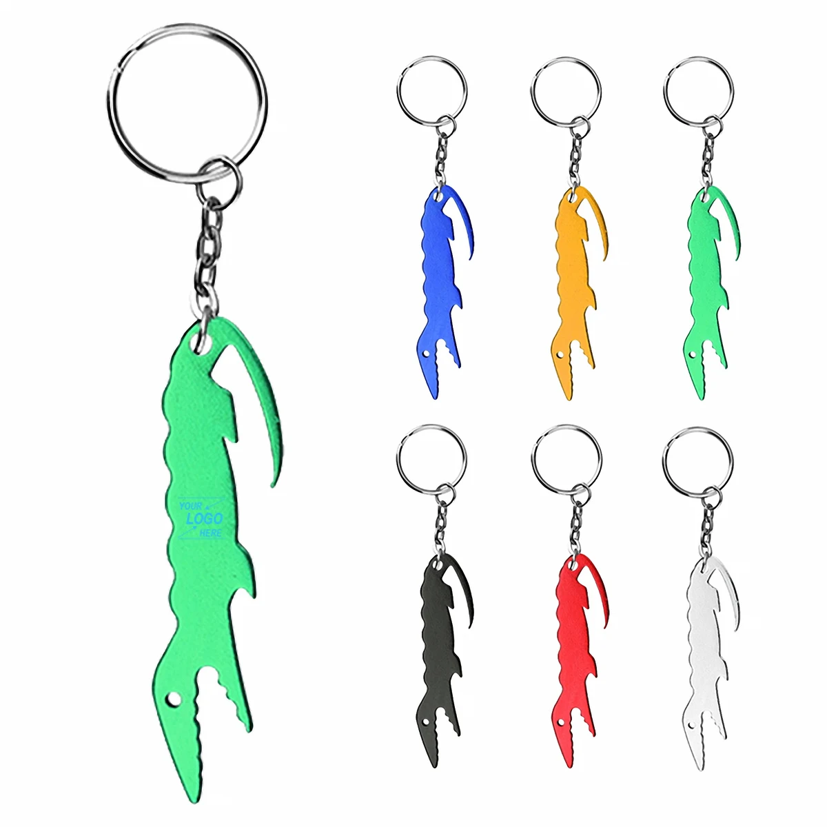 Alligator Bottle Opener Keychain 1