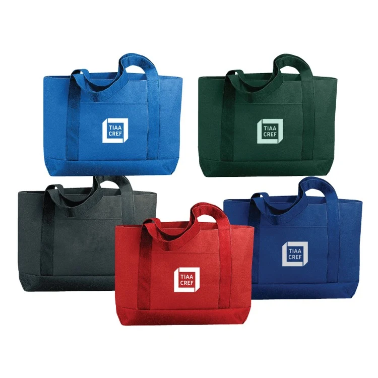 600D Polyester Solid Color Tote Bag 1
