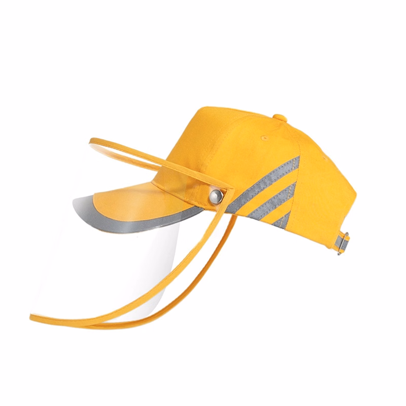 Anti Spitting Baseball Cap with Reflective Stripe