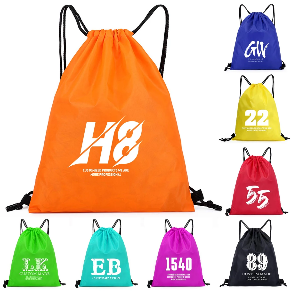 Drawstring Backpack with Ears 1