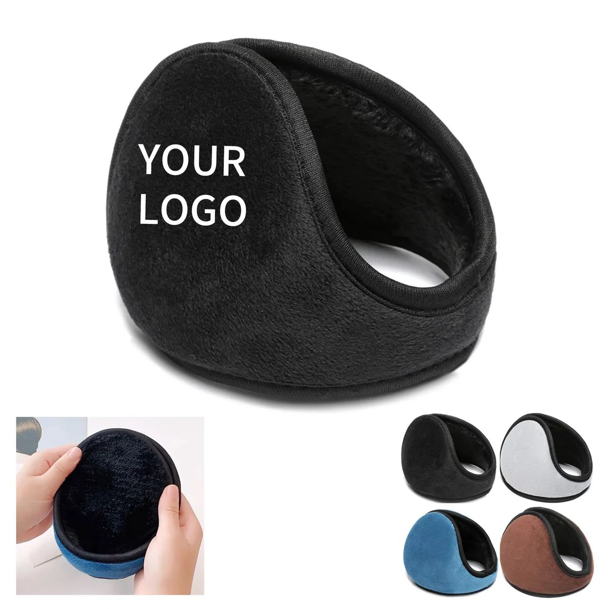 Lightweight Winter Earmuffs with Plush Lining 1