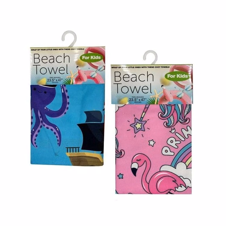 Kid's Beach Towels - 2 Assorted Designs