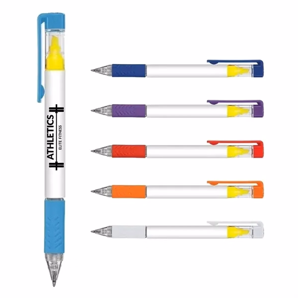 Vibrant Duplex Pen and Highlighter in-one