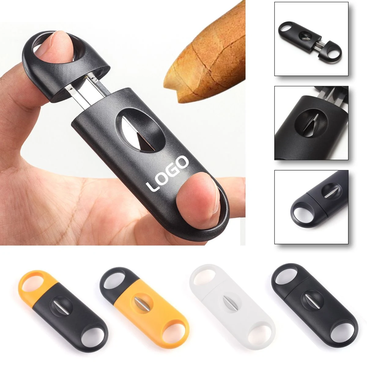 Pocket Size Double Ring Cigar Guillotine for Men Gift 1