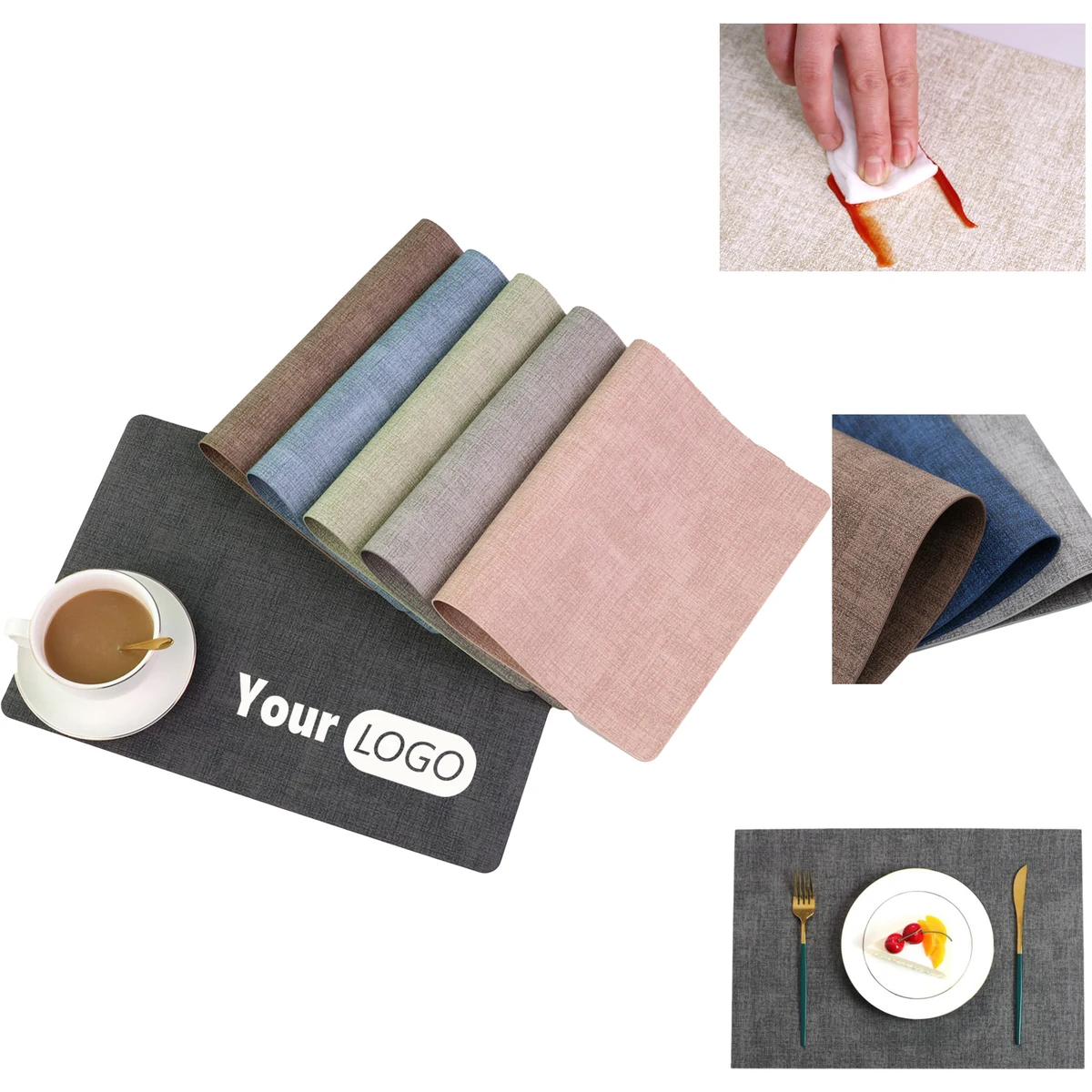 Heat-Resistant Leather Table Mats 1