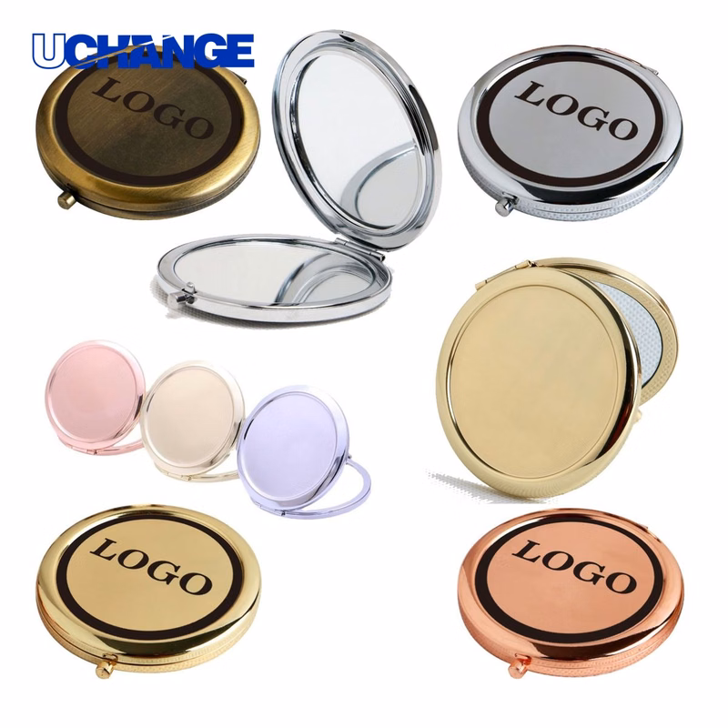 Flip-Top Handheld Makeup Mirror