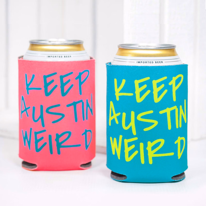 Fluorescent Neon Foam Collapsible Coolies