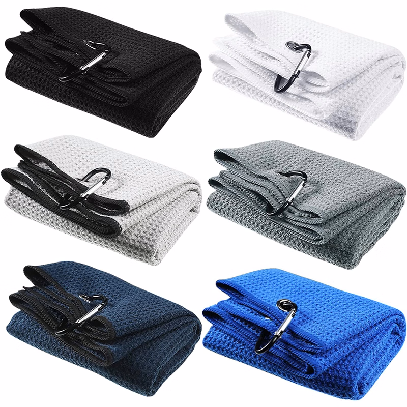 Microfiber Waffle Pattern Golf Towel