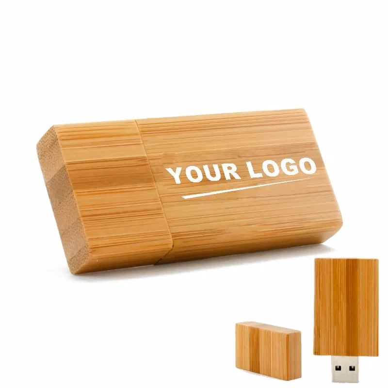 Rectangle Bamboo USB Flashdrives