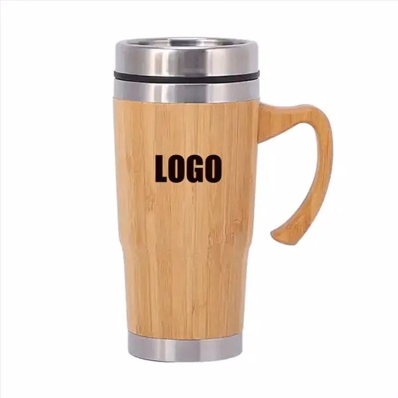 15oz Bamboo Insulated Tumbler