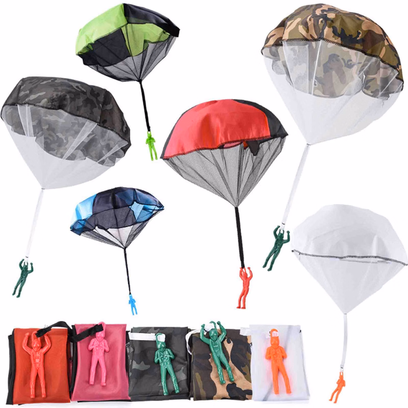 Hand Throwing Parachute Toy Soldier
