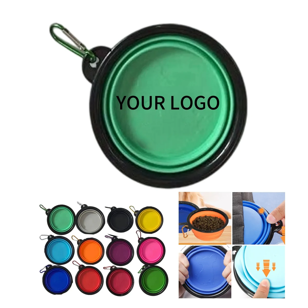 Portable Silicone Dog Bowl for Travel 1