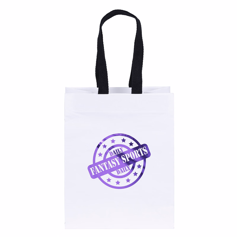 Ash - Woven Handle White Eurototes - Foil Print