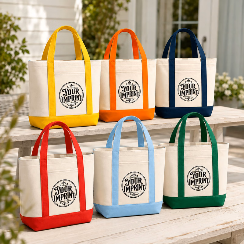 Mini Canvas Trader Joe's Style Tote Bag US STOCK