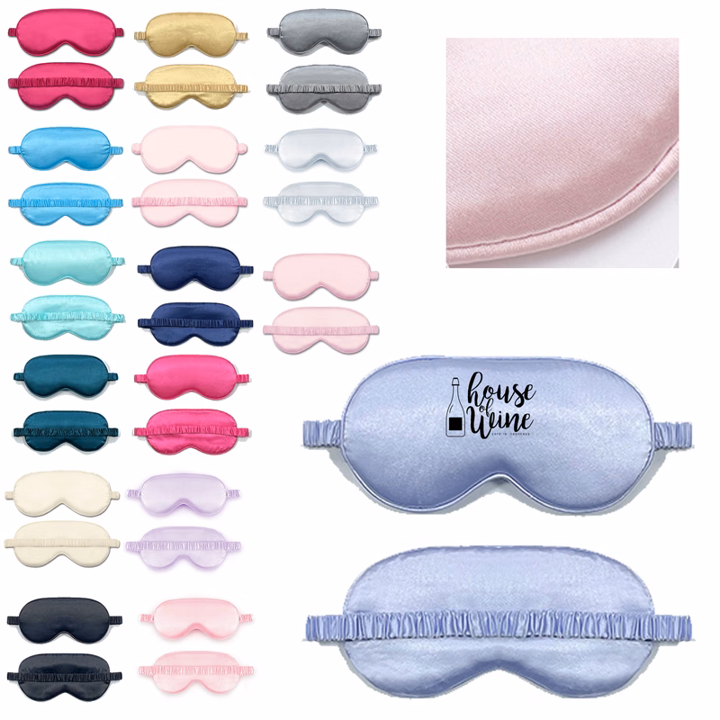 Imitation Silk Elastic Strap Eye Mask